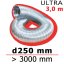 Flexibilné hliníkové potrubie FLEXTUBE ULTRA d250 dĺžka 3000 mm