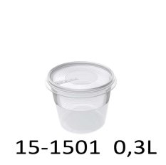 Dóza na potraviny HELSINKI – 300 ml – Plast Team 15-1501