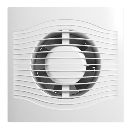 Ventilátor koupelnový ELEGIA d125 mm se zpětnou klapkou - VELMI TICHÝ