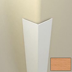 Rohová lišta plastová – L profil – 2750 mm – buk – různé rozměry