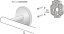 CHROMA – Vešiak na uterák tyčovy 610 mm – chrom – BISK 01432