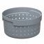 Plastový košík SEOUL kulatý 5122 – organizér 14x14x7 cm – černá