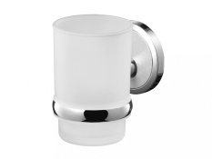 SENSATION – Kúpeľňový pohárik s držiakom – chrom – BISK 03098