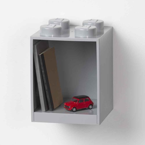 Úložný box a police - LEGO 4114 - organizér - šedá