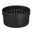 Plastový košík SEOUL kulatý 5122 – organizér 14x14x7 cm – černá