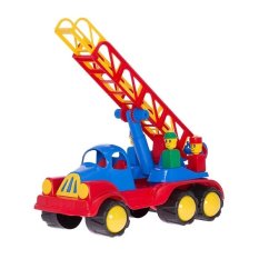 Hasičské auto s žebříkem a 4 panáčci