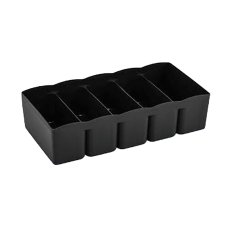 Organizér s pěti přihrádkami 07407 - bílý - 110 x 275 x 65 mm