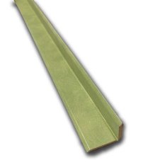 Rohová lišta MDF 25 x 25 mm – L profil skládací – 2600 mm – zelená stěrka