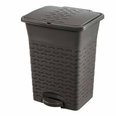 Odpadkový kôš s pedálom BASK 10L - sivý 04-1024