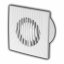 Ventilátor kúpeľňový WALL s golierom d100 mm