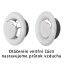 Anemostat talířový ventil odvodní kovový d125 mm