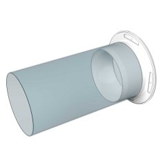 Příruba potrubní kulatá plastová s límcem d125 mm