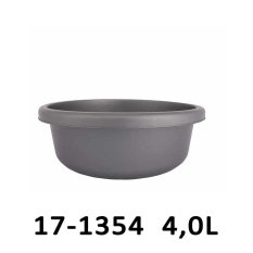 Mísa kulatá KLASIK 4,0 L – průměr 26 cm – šedá – 17-1354