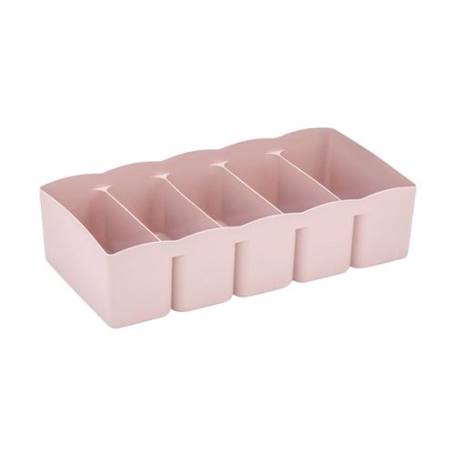 Organizér s piatimi priehradkami 07407 - biely - 110 x 275 x 65 mm