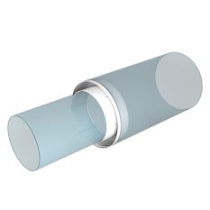 Spojka redukce kulatá d100 na d125 mm - přímá a krátká