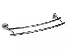 CHROMA – Věšák na ručníky tyčový dvojitý 2x610 mm – chrom – 01433