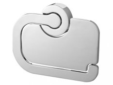 VENTURA – Držiak na toaletný papier s poklopom – chrom – BISK 05308