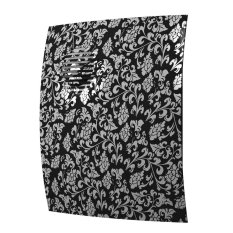Ventilátor koupelnový PARUS d100 mm černý s dekorem-KOPIE