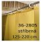 Koupelnová rozpěrná tyč na závěsy 125-220 cm – stříbrná – 36-2805
