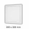 Plastové revízne dvierka 300 x 300 mm s montážnym golierom