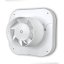 Ventilátor ROUND d125 mm se zpětnou klapkou a barevnými kroužky