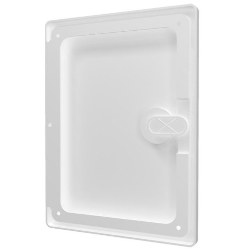 Revizní dvířka plastová 250 x 250 mm plochá, bílá