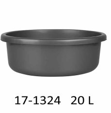 Mísa kulatá KLASIK 20 L – průměr 46 cm – šedá – 17-1324