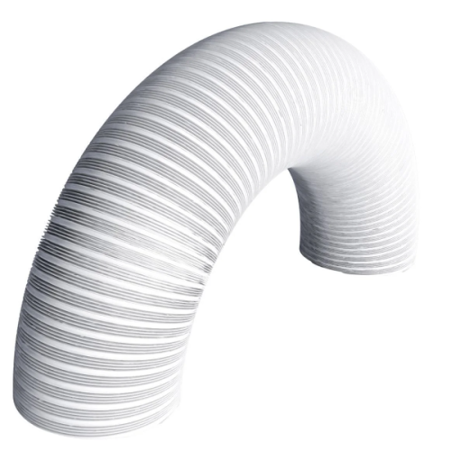 Flexibilní hliníkové potrubí d125 délka 3100 mm - bílá barva