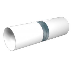 Okrúhle ventilačné potrubie d100 mm dĺžka 500 mm