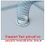 Flexibilné vetracie PVC potrubie d125 dĺžka 3000 mm TUBOFLEX