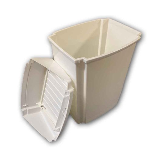 Odpadkový kôš SWING 50 L so samostatným vekom - biely