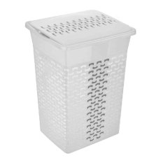 Kôš na bielizeň BASK 35L - biely - 04-1116