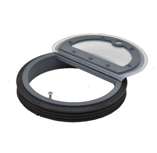 Parotěsná zpětná klapka d150 mm s magnetem