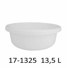 Mísa kulatá KLASIK 13 L – průměr 41 cm – bílá – 17-1325