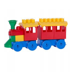 Lokomotiva a jeden vagón - stavebnice K2