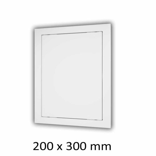 Plastové revízne dvierka 200 x 300 mm s montážnym golierom