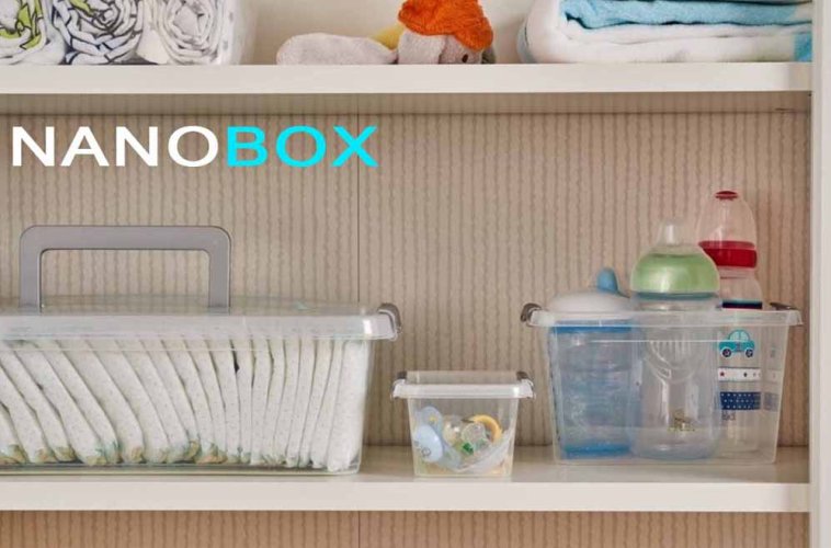 Úložný box NANOBOX 0,85 L antibakteriální s nanostříbrem
