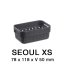 Plastový košík SEOUL 5021 – 12x8x5 cm – osm barev