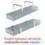 Úchytka ventilačného potrubia 110x55 mm - 2 kusy