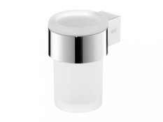 FUTURA CHROM – Sklenička koupelnová s úchytem – chrom – 02987