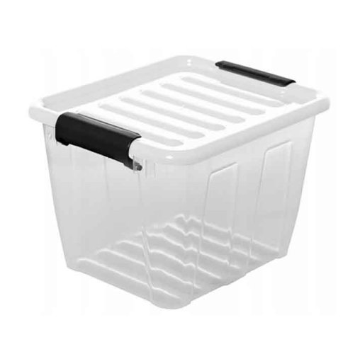 Úložný box HOME BOX 3 L s víkem a klipsy - 15-2234