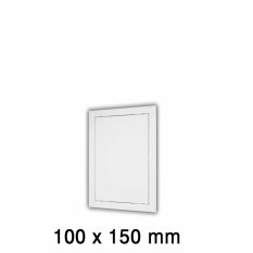 Plastové revízne dvierka 100 x 150 mm s montážnym golierom