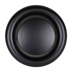 Anemostat tanierový ventil odvodný kovový d125 mm - matná čierna RAL 9005