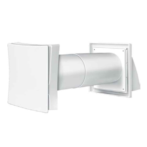 Ventilační sada VENTS PS102 - potrubí d100 + mřížka + hlavice se zavírací klapkou