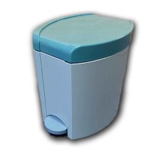 Odpadkový koš s pedálem PEDAL 7 L s vědrem - modrý - 15-1313