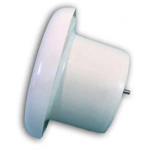 Anemostat tanierový ventil prívodný s golierom d125 mm, biely