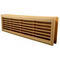 Ventilačná mriežka 460x135 mm - set 2 ks - béžova