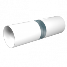 Kulaté ventilační potrubí d150 mm délka 1500 mm