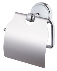GRENADA – Držiak na toaletný papier s poklopom – chrom – BISK 06909
