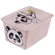 Úložný box ANIMAL 30 L růžový